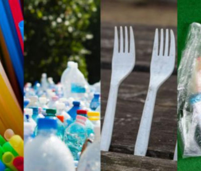 Prohiben a partir del 1 de julio, la comercialización de siete productos de plástico de un solo uso