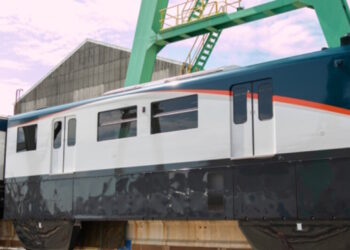 Llega el último tren de la Línea 3 del Metro hacia Panamá Oeste