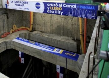 Tuneladora culmina su primera fase de excavación conectando Balboa con Panamá Oeste