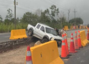 Peligro inminente. Tres accidentes en un fin de semana en tramo en construcción del Corredor de Playas