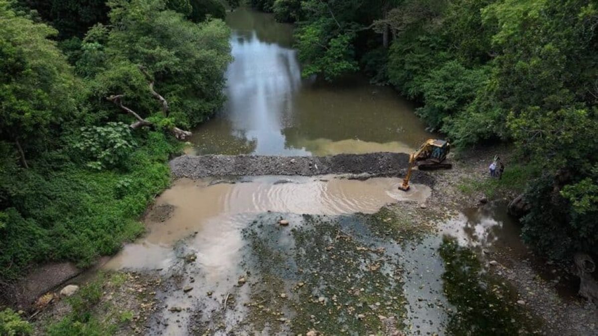 Ante la disminución de las lluvias y el descenso en los niveles del río Chame...